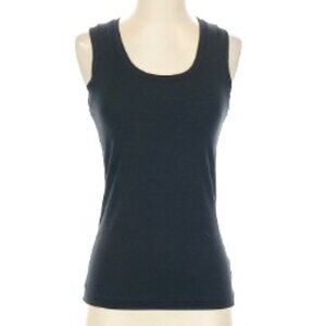 Banana Republic Black Luxe Touch Sleeveless Shirt Size Small NWOT